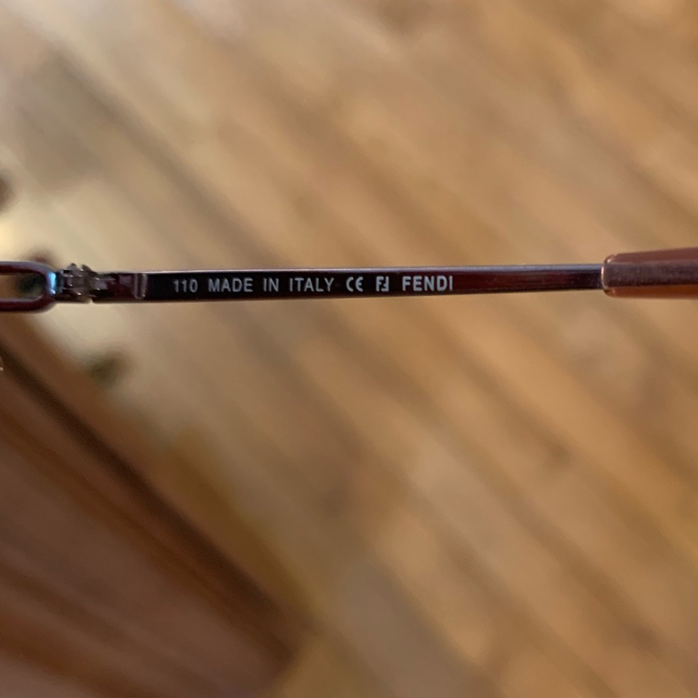 Fendi Dark Mauve Gradient Aviator Sunglasses - image 3